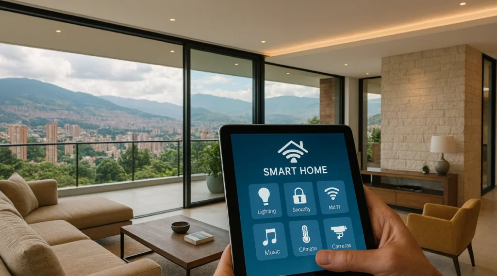 Domótica en Medellín: control inteligente del hogar con Soluciones Azur